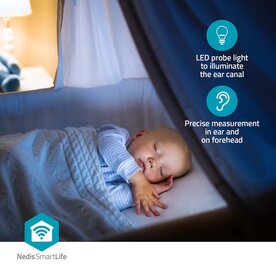 SmartLife Infrarood Thermometer LED-Scherm - Oor / Voorhoofd