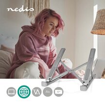 Draagbare en lichtgewicht inklapbare laptopstandaard - Aantal standen: 6 - max 17 " scherm