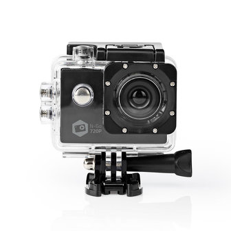 Action Cam 720p@30fps - 5 MPixel - Waterbestendig tot: 30.0 m - 90 min - Mounts inbegrepen - Zwart