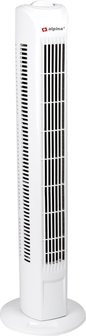 Mooi vormgegeven compacte torenventilator - 45 Watt - 78 cm - Oscillerend - Wit