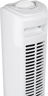 Mooi vormgegeven compacte torenventilator - 45 Watt - 78 cm - Oscillerend - Wit