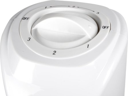Mooi vormgegeven compacte torenventilator - 45 Watt - 78 cm - Oscillerend - Wit