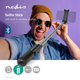 Bluetooth® Selfie Stick Draadloos - Bluetooth® versie: 4.2 - Maximale schermgrootte: 3.54 