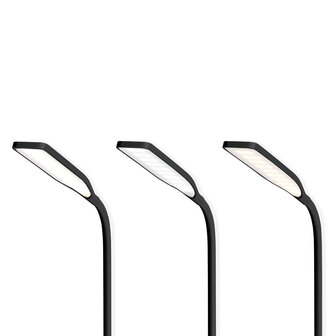 LED-Lamp met Draadloze Lader - Zwart - Dimmer - LED / Qi - 10 W - Met dimfunctie - Koel Wit / Natuurlijk Wit / Warm Wit - 2700 - 6500 K