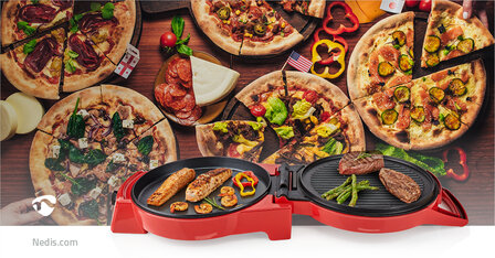 Multifunctionele Bakplaat - Grill - Pizzamaker