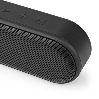 Bluetooth&reg;-Speaker | Maximale batterijduur: 12 uur | Handheld Ontwerp | 16 W | Stereo | Ingebouwde microfoon | IPX6 | Koppelbaar | Zwart