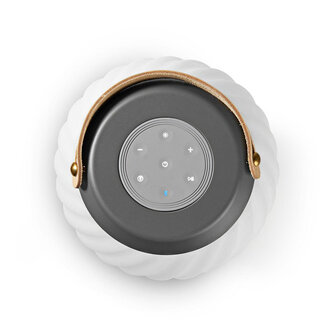 Bluetooth&reg; Speaker met Sfeerverlichting | 6 uur | Sfeerontwerp | 60 W | Mono | RGB / Warm Wit | IPX5 | Koppelbaar | Grijs / Wit