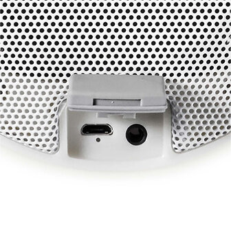 Bluetooth&reg; Speaker met Sfeerverlichting | 6 uur | Sfeerontwerp | 60 W | Mono | RGB / Warm Wit | IPX5 | Koppelbaar | Grijs / Wit