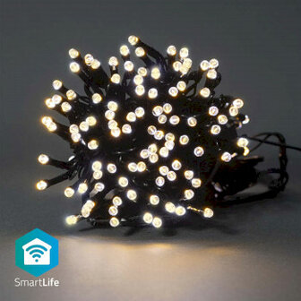 SmartLife Decoratieve LED | Koord | Wi-Fi | Warm Wit | 200 LED&#039;s | 20.0 m | Android&trade; / IOS