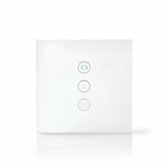 SmartLife Wandschakelaar | Wi-Fi | Gordijn / Sluiter / Zonnescherm | Muurmontage | 300 W | Android&trade; / IOS | Glas | Wit