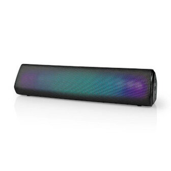 Bluetooth&reg;-Speaker | Maximale batterijduur: 6 uur | Tafelmodel | 18 W | Stereo | Ingebouwde microfoon | Koppelbaar | Zwart