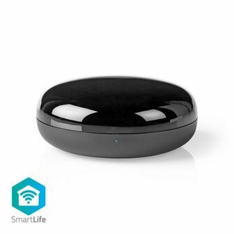 SmartLife IR Afstandsbediening - Wi-Fi - Universeel - Signaalbereik: 5 m - 38 KHz - USB Gevoed - Android&trade; / IOS - Zwart