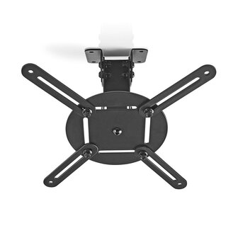 Beamer / Projectorbeugel Full Motion - 10 kg - Draaibaar - Kantelbaar - Staal - Zwart