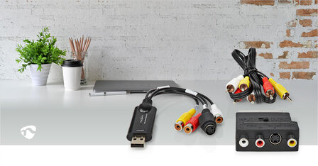 Videograbber - Digitaliseer je analoge video&#039;s -  USB 2.0 - 480p