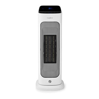 SmartLife keramische PTC-ventilatorkachel Wi-Fi - 2000 W | 2 Warmte Standen - Zwenkfunctie - Display - 10 - 49 &deg;C - Android&trade; / IOS | Wit