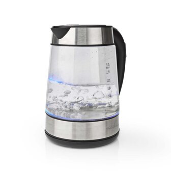 Waterkoker | 1.7 l | Glas | Transparant | 60,70,80,90,100 &deg;C | Temperatuurindicator | 360 graden draaibaar | Verborgen verwarmingselement | Strix&reg;-controller | Droogkookbeveiliging