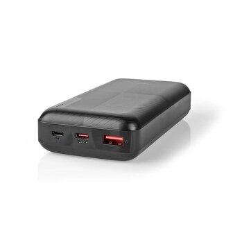 Powerbank 20000 mAh - 1.5 / 2.0 / 3.0 A - Outputs: 2 - Output: 1x USB-A / 1x USB-C&trade; - Inputs: 1x Micro USB / 1x USB-C&trade; - PD2.0 18W - Lithium-Polymeer