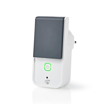 SmartLife Smart Stekker - Wi-Fi - IP44 - Energiemeter - 3680 W - Randaarde stekker / Type F (CEE 7/7) - 30 - 40 &deg;C - Android&trade; / IOS