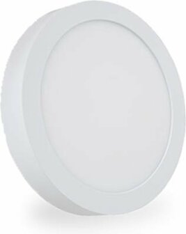 Plafonni&egrave;re - LED - Rond &Oslash;22 cm - 18W / 1200 Lumen - Wit