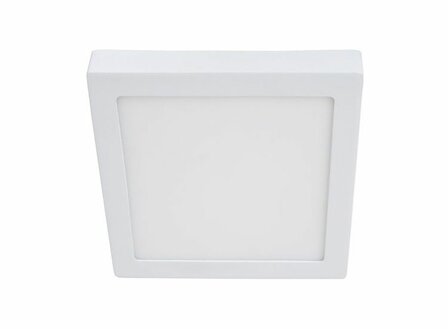 Plafonni&egrave;re - LED - Vierkant 22 x 22 cm - 18W / 1200 Lumen - Wit