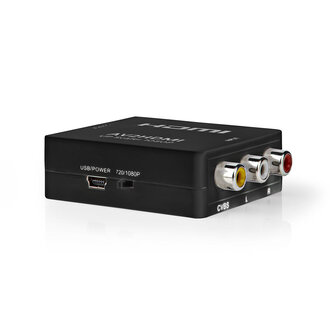 HDMI&trade;-Converter 3x RCA Female | HDMI&trade; Output | 1-weg | 1080p | 1.65 Gbps | ABS
