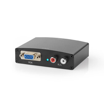 HDMI&trade;-Converter HDMI&trade; Input | VGA Female / 2x RCA Female | 1-weg | 1280x768 | 1.65 Gbps | Aluminium