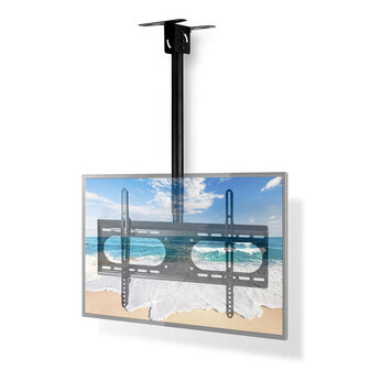 TV Beugel voor plafond of schuine wand - Draai- en Kantelbaar - In hoogte verstelbaar -  42-65&quot; - Max. 45 kg.