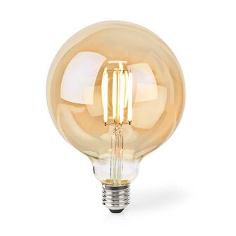 SmartLife LED Filamentlamp Wi-Fi | E27 | 806 lm | 7 W | Warm Wit | 1800 - 3000 K | Glas | Android&trade; / IOS | Globe | 1 Stuks
