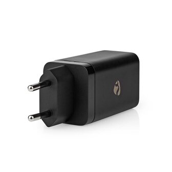 Oplader 65 W | GaN | Snellaad functie | 3.0 / 3.25 A | Outputs: 3 | USB-A / 2x USB-C&trade; | Automatische Voltage Selectie