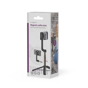 Bluetooth&reg; Selfie Stick Bluetooth&reg;-versie: 5.0 | Maximale schermgrootte: 7 &quot; | Gevouwen lengte: 17 cm | Uitgevouwen lengte: 61 cm | Maximaal draagvermogen: 1000 g | Batterij Gevoed