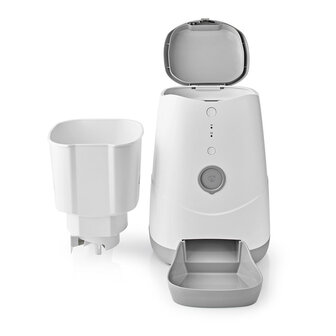 SmartLife Dierenvoeding Dispenser Automatische Voerbak Kat en Hond - Wi-Fi - 3.7 L - Android&trade; / IOS