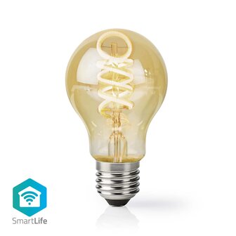 SmartLife LED Filamentlamp Wi-Fi | E27 | 360 lm | 4.9 W | Warm tot Koel Wit | 1800 - 6500 K | Glas | Android&trade; / IOS | Peer | 1 Stuks