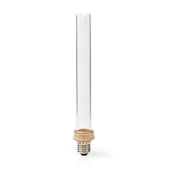 Grote LED-Filamentlamp E27 - Warme gouden kleur -30 cm. hoog - Verwijderbare glazen buitenlamp - 3.5 W - 120 lumen  -Dimbaar - Retrostijl | 1 Stuks