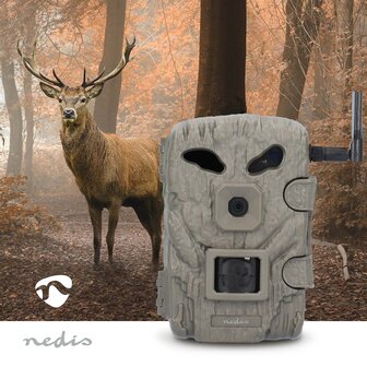 Wildlife Camera 4G | 1080p@30fps | 30.0 MPixel | 2 MPixel CMOS | IP66 | 4G | Black No-Glow IR | Night vision | Viewing angle: 50 &deg; | Motion sensor | Detection angle: 50 &deg; | Detection range: 20 m | LCD Screen | Green