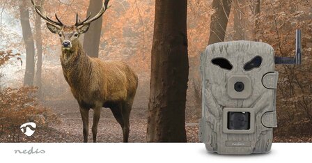 Wildlife Camera 4G | 1080p@30fps | 30.0 MPixel | 2 MPixel CMOS | IP66 | 4G | Black No-Glow IR | Night vision | Viewing angle: 50 &deg; | Motion sensor | Detection angle: 50 &deg; | Detection range: 20 m | LCD Screen | Green