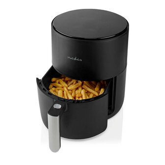 Compacte en stijlvolle Airfryer - 3.0 liter - 8 vooraf ingestelde programma&#039;s - Tijdschakelaar: 60 min - Digitaal