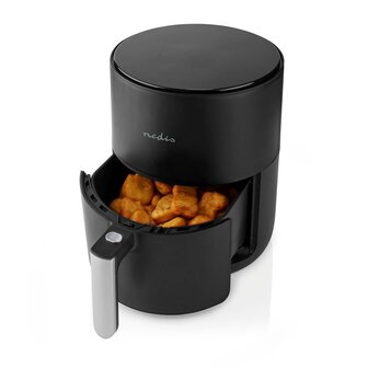 Compacte en stijlvolle Airfryer - 3.0 liter - 8 vooraf ingestelde programma&#039;s - Tijdschakelaar: 60 min - Digitaal