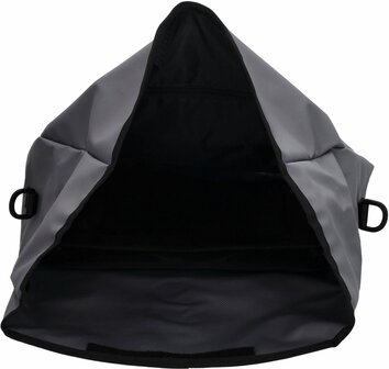 Waterproof Beagles Originals 2-in-1 Fietstas - Schoudertas - Schouderband - Waterafstotend - Kleur: Grijs