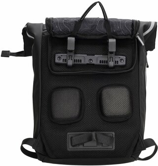 Superhandige waterproof Beagles Originals 2-in-1 Rugzak &amp; Fietstas - Zwart