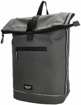 Superhandige waterproof Beagles Originals 2-in-1 Rugzak &amp; Fietstas - Grijs