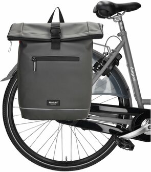 Superhandige waterproof Beagles Originals 2-in-1 Rugzak &amp; Fietstas - Grijs
