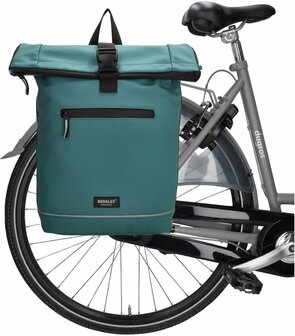 Superhandige waterproof Beagles Originals 2-in-1 Rugzak &amp; Fietstas - Petrol