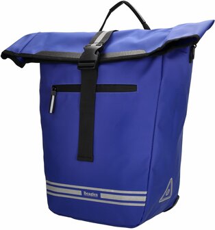 Waterproof Beagles Originals 2-in-1 Fietstas - Schoudertas - Schouderband - Waterafstotend- Kleur: Kobalt