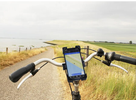 Universele smartphonehouder voor op de fiets