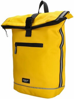 Superhandige waterproof Beagles Originals 2-in-1 Rugzak &amp; Fietstas - Geel