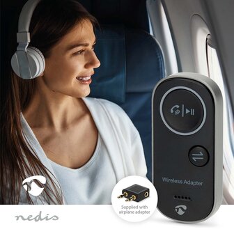 Bluetooth&reg; Zender / Ontvanger - draadloos audio streamen in zowel de zend- als ontvangmodus