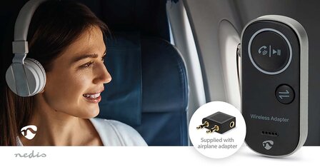 Bluetooth&reg; Zender / Ontvanger - draadloos audio streamen in zowel de zend- als ontvangmodus