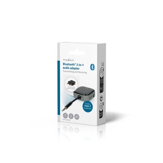 Bluetooth&reg; Zender / Ontvanger - Dubbele koppeling - je kunt twee apparaten tegelijk verbinden - Handsfree bellen - Extreem lange levensduur van de batterij