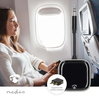 Bluetooth&reg; Zender / Ontvanger - Dubbele koppeling - je kunt twee apparaten tegelijk verbinden - Handsfree bellen - Extreem lange levensduur van de batterij
