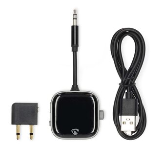 Bluetooth&reg; Zender / Ontvanger - Dubbele koppeling - je kunt twee apparaten tegelijk verbinden - Handsfree bellen - Extreem lange levensduur van de batterij